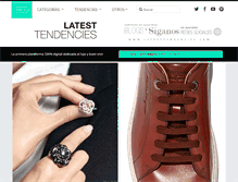 Tablet Screenshot of latesttendencies.com
